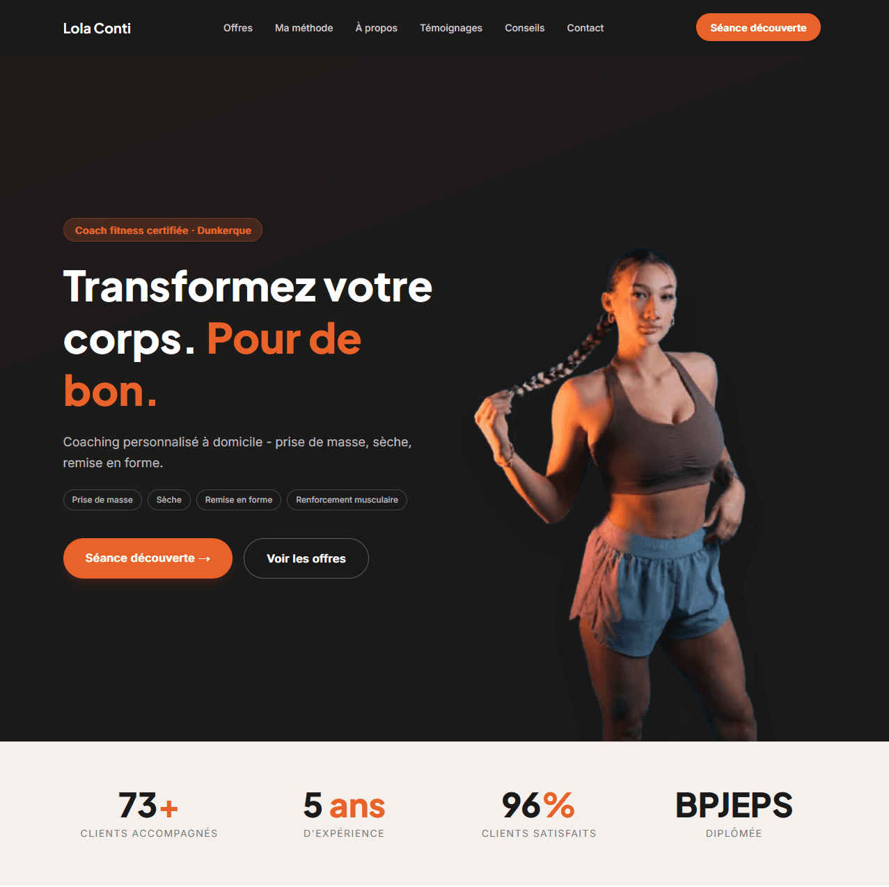 Lola Conti - Coach fitness